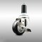 Service Caster 3 Inch 316SS Black Polyurethane Swivel 1-1/4 Inch Expanding Stem Caster Brake SCC-SS316EX20S314-PPUB-BLK-TLB-114 - alternate 3